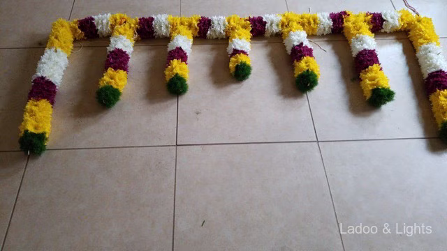 Ladoo and Lights event decor