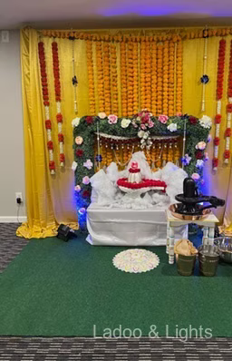 Ladoo and Lights event decor