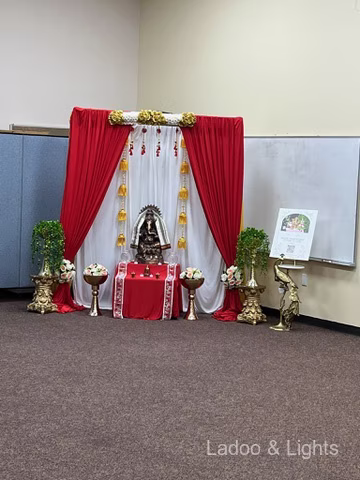 Ladoo and Lights event decor