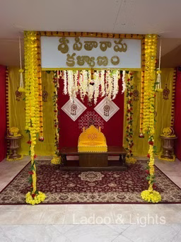 Ladoo and Lights event decor