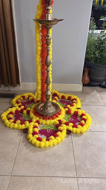 Ladoo and Lights event decor