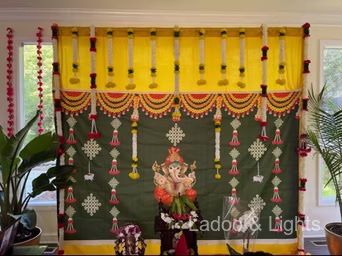 Ladoo and Lights event decor