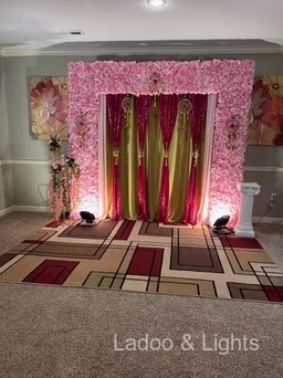 Ladoo and Lights event decor