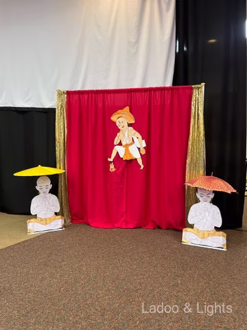 Ladoo and Lights event decor