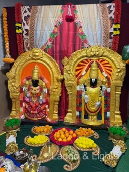 Ladoo and Lights event decor