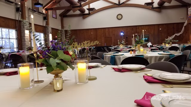 Ladoo and Lights event decor