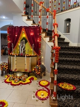 Ladoo & Lights event decor