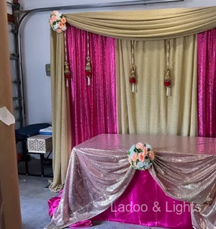 Ladoo and Lights event decor