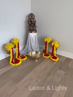 Ladoo and Lights event decor