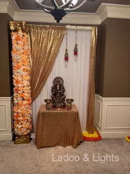 Ladoo and Lights event decor