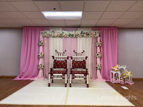 Ladoo and Lights event decor