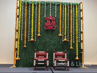 Ladoo and Lights event decor