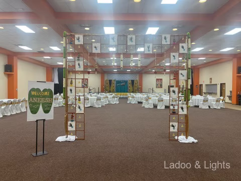 Ladoo and Lights event decor