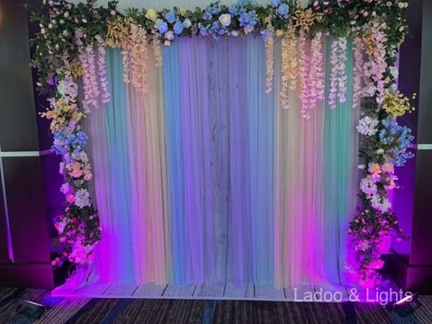 Ladoo and Lights event decor