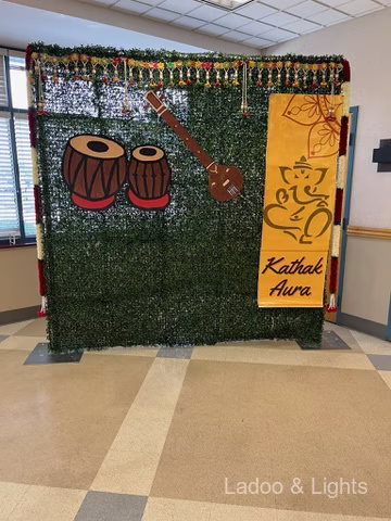 Ladoo and Lights event decor