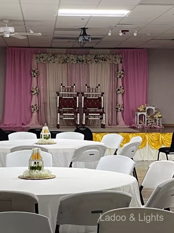 Ladoo and Lights event decor