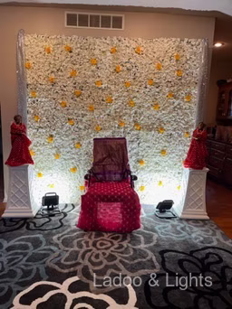 Ladoo and Lights event decor