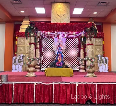 Ladoo and Lights event decor